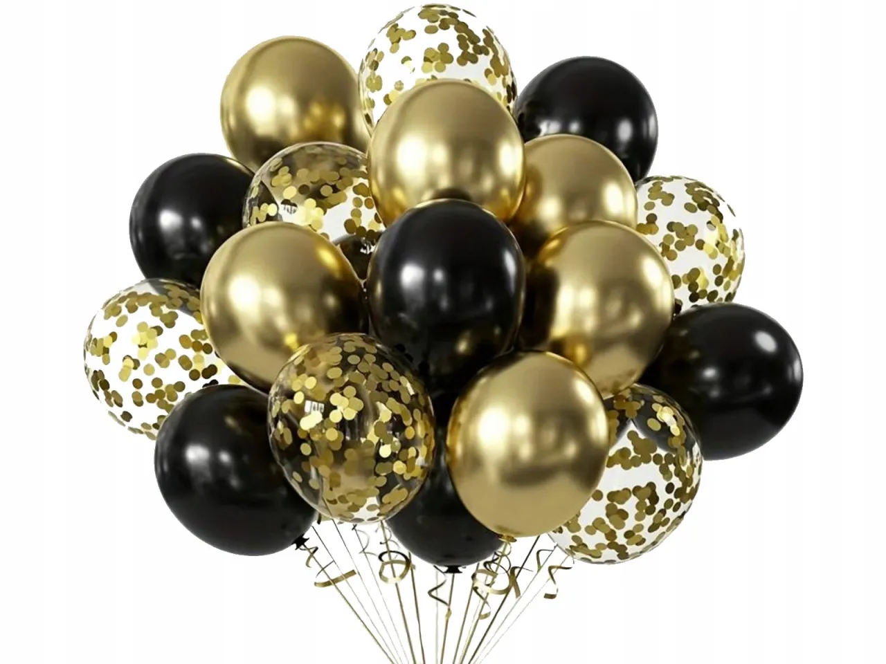 różne rodzaje konfetti do balonów