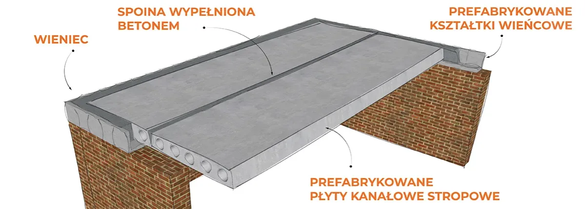 przekr&oacute;j płyty żerańskiej zbrojenie