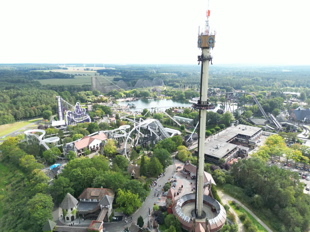 Heide Park Gesamtansicht oder markante Attraktion
