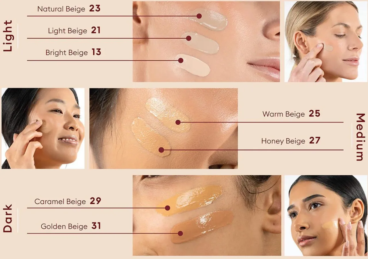 Missha M Perfect Cover BB Cream swatche