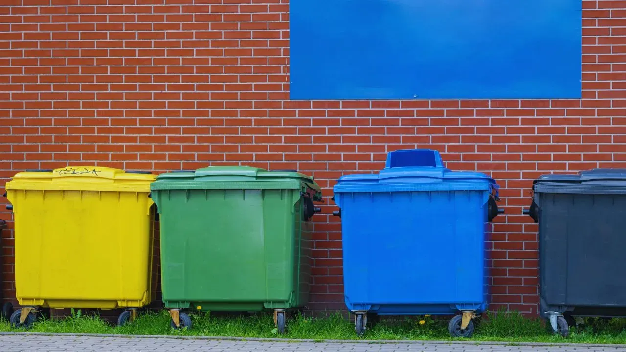 czysty styropian opakowaniowy ż&oacute;łty pojemnik