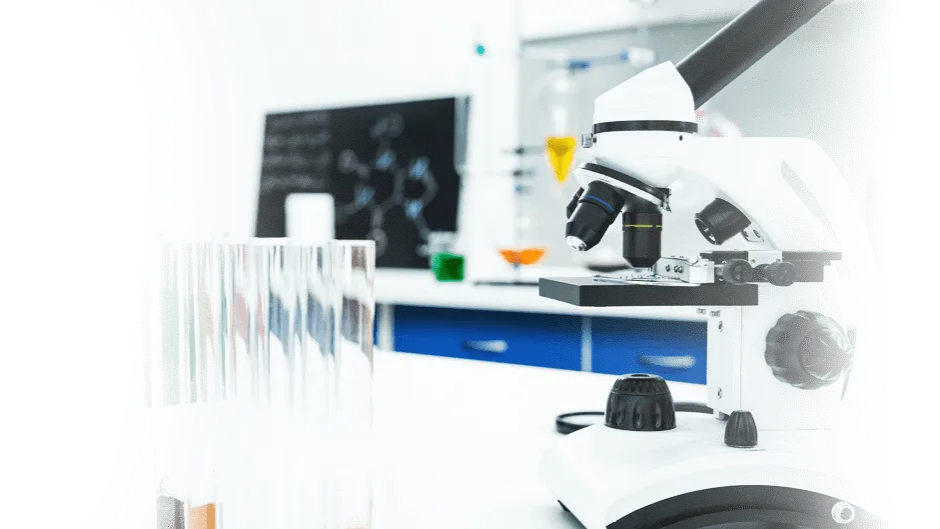 laboratorium badanie gleby mikroskop