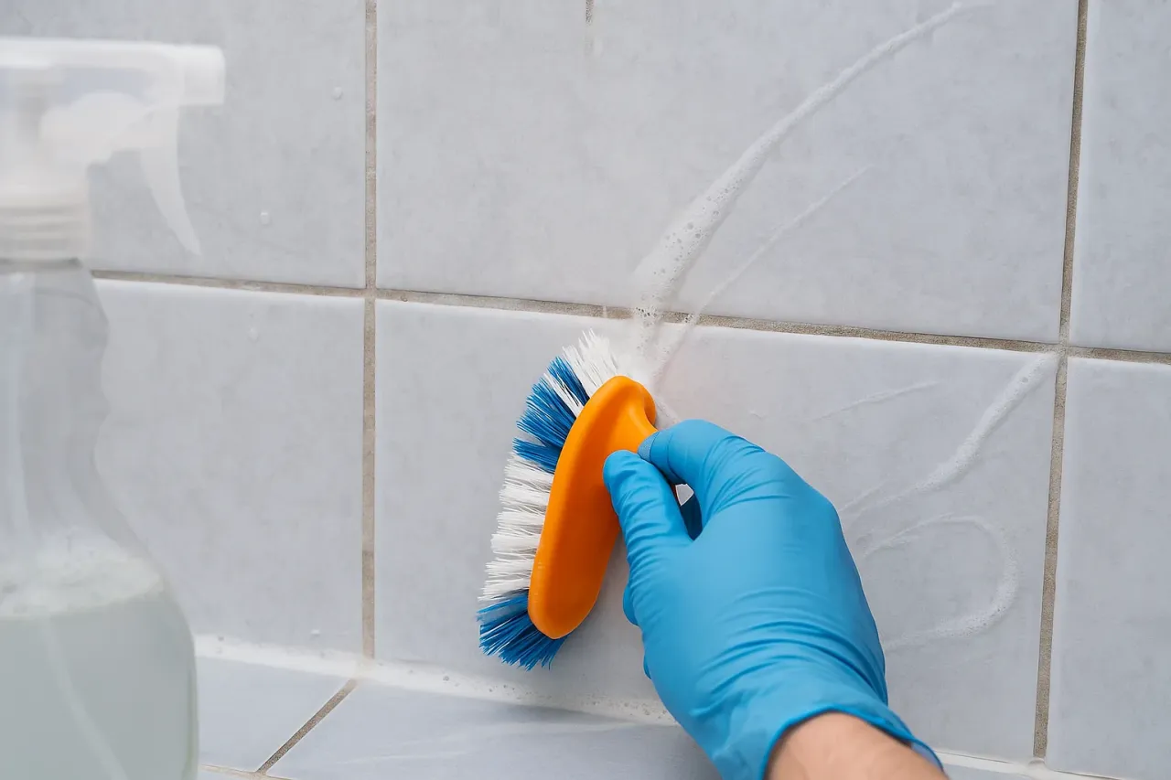 Brudne fugi łazienka pleśń