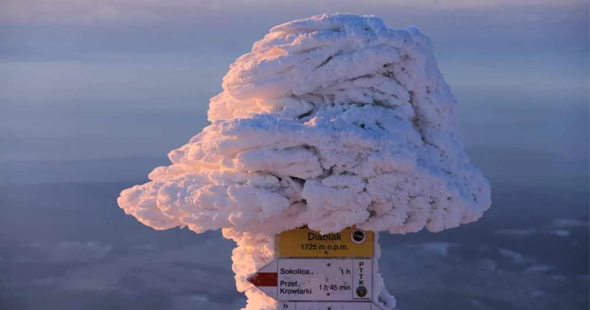 Babia Góra zimą trudne warunki