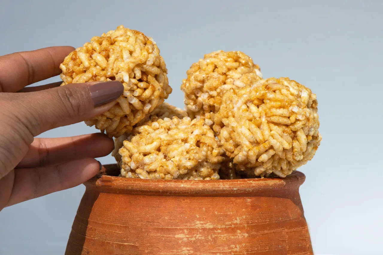 Szyszki z ryżu preparowanego PRL nostalgia