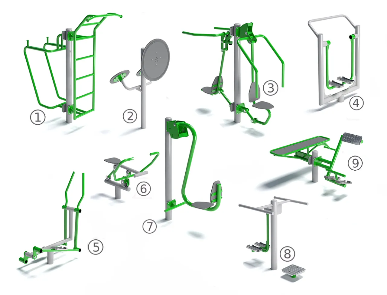 siłownia plenerowa urządzenia