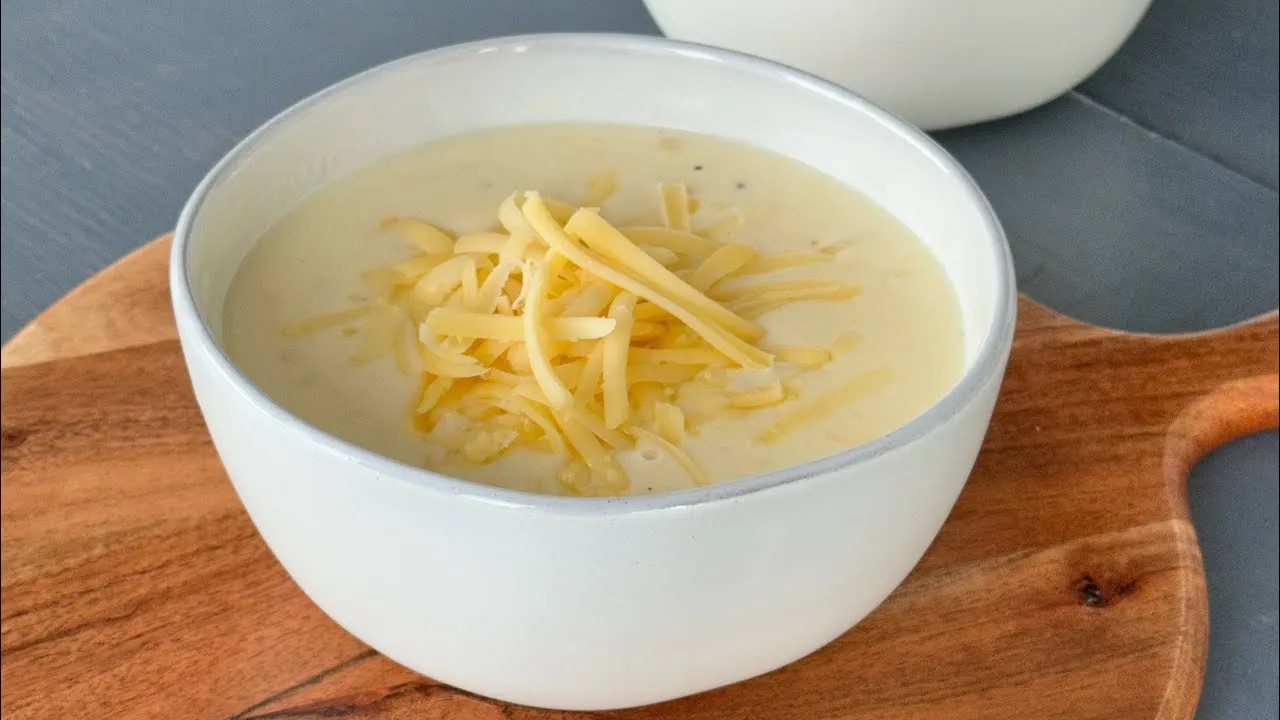 Preparación paso a paso crema de queso