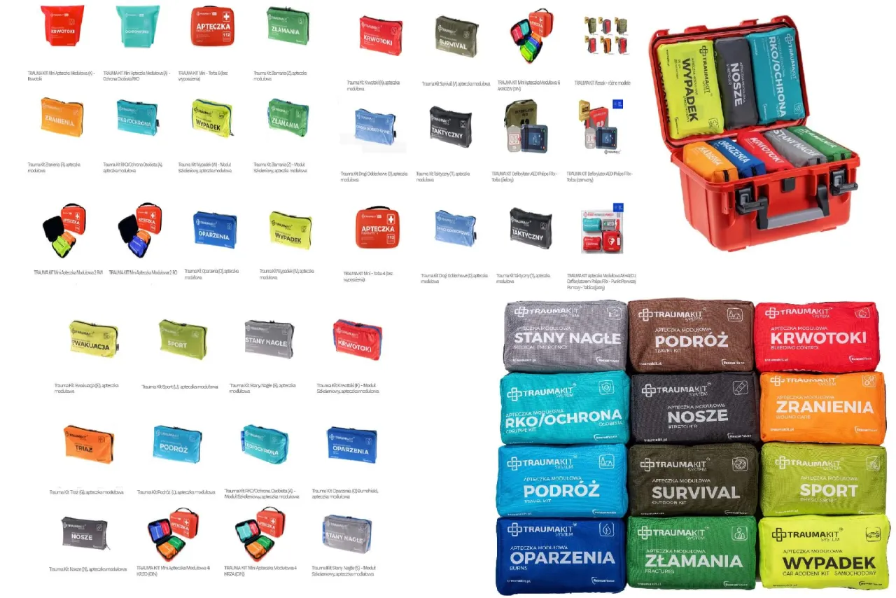 gotowa apteczka vs pojedyncze elementy medyczne