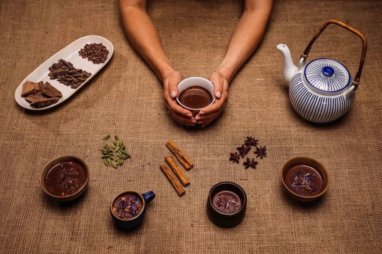 Składniki kakao teobromina kofeina magnez tryptofan