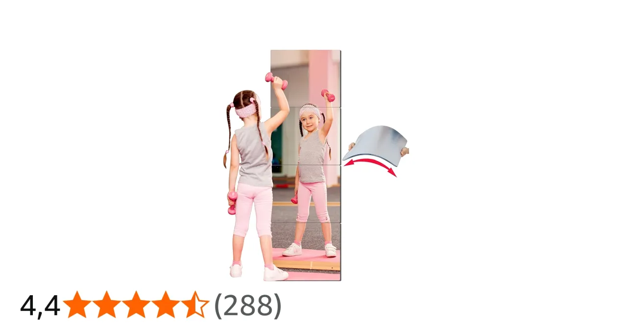 lustro akrylowe w pokoju dziecka nietłukące