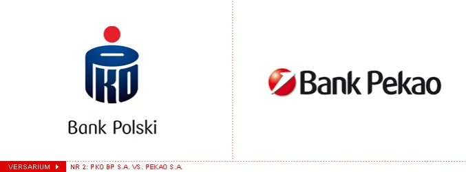 PKO BP i Bank Pekao SA por&oacute;wnanie logo