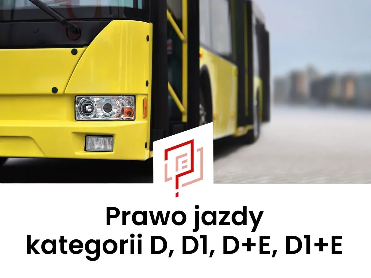 Ż&oacute;łty autobus, prawo jazdy kategorii D, D1, D+E, D1+E. Ile miejsc w autobusie?