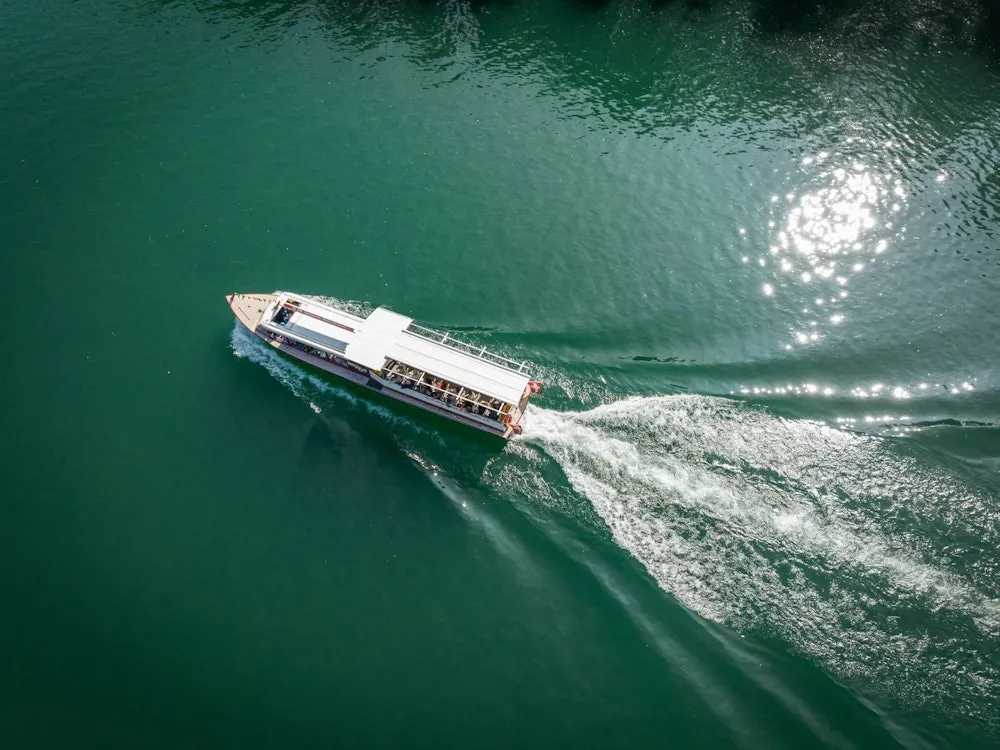 Wodospad Rheinfall rejs statkiem