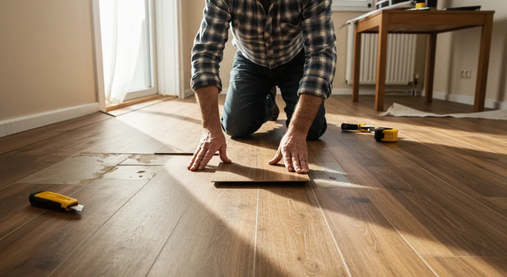 Zdjęcie Jak położyć panele winylowe na kafelki i uniknąć najczęstszych błędów
