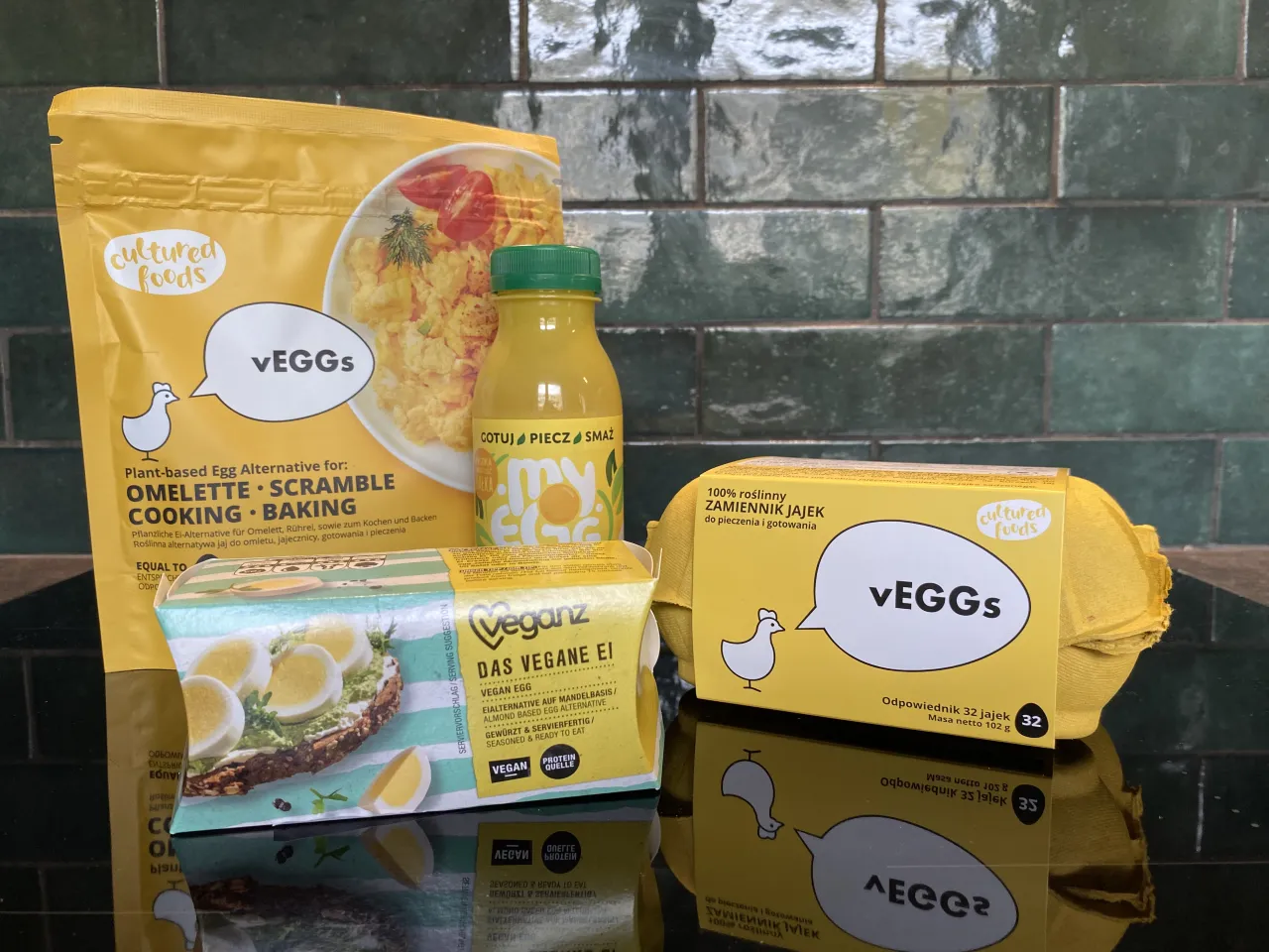 Roślinne zamienniki jajek, które pomagają odpowiedzieć na pytanie: czy weganie jedzą jajka? Produkty