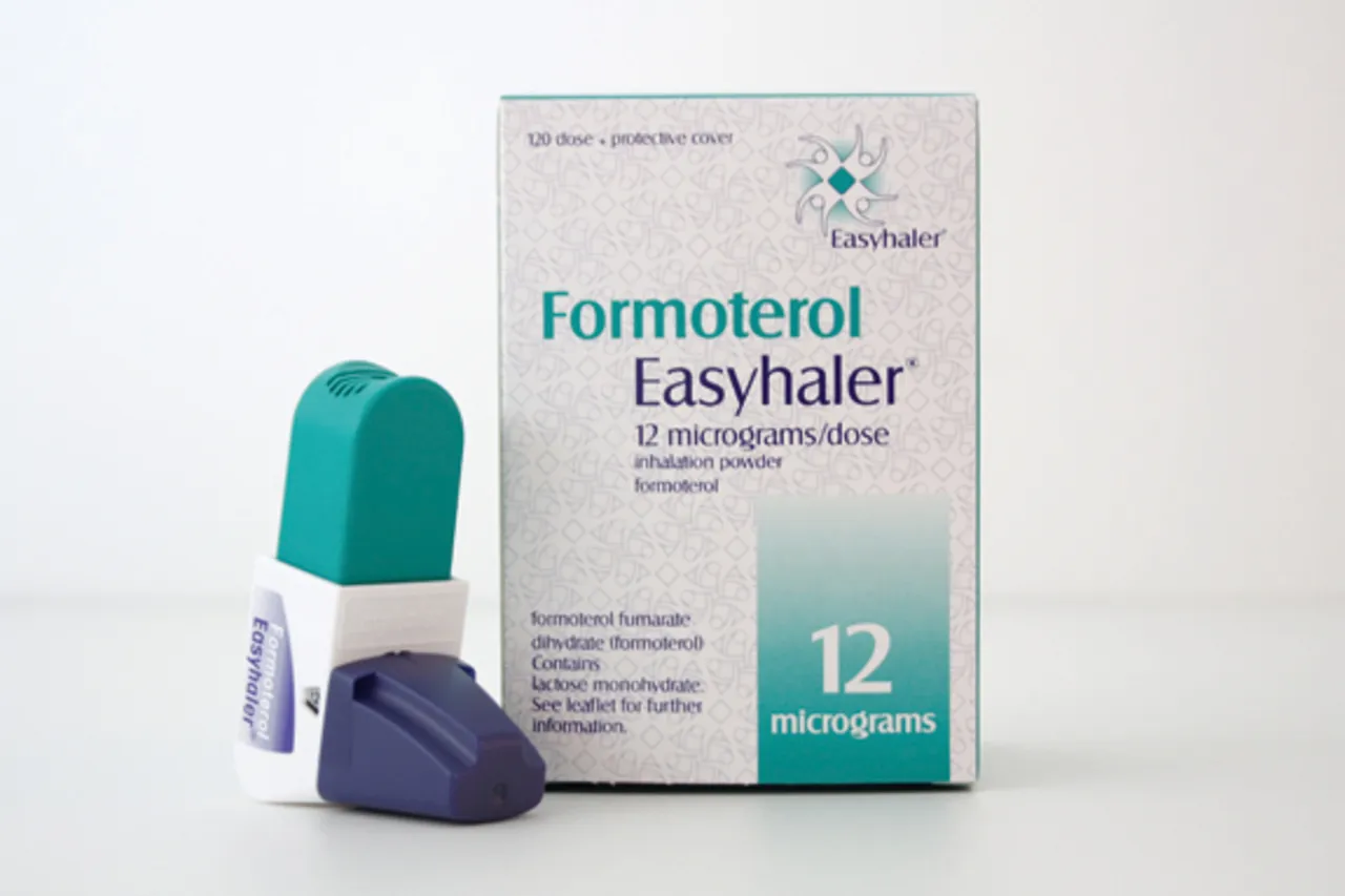 Inhalatory astma salbutamol formoterol