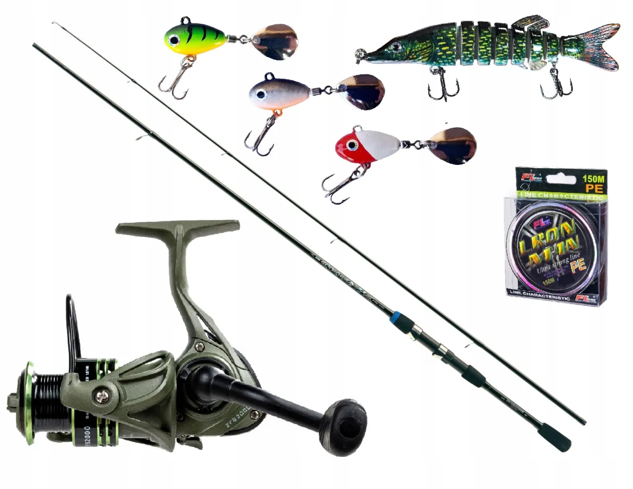 zestaw spinningowy na sandacza