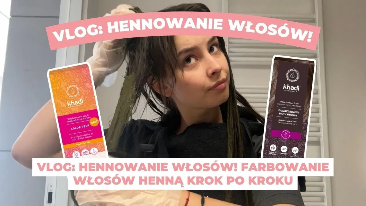 aplikacja henny na włosy krok po kroku