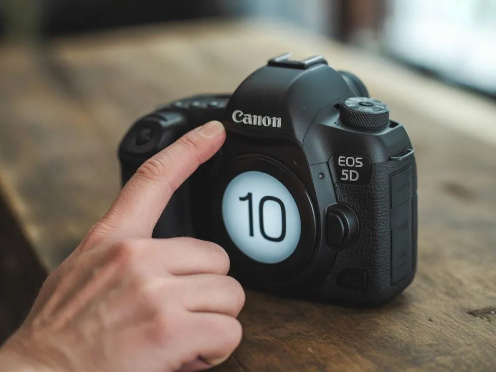 ikona samowyzwalacza canon