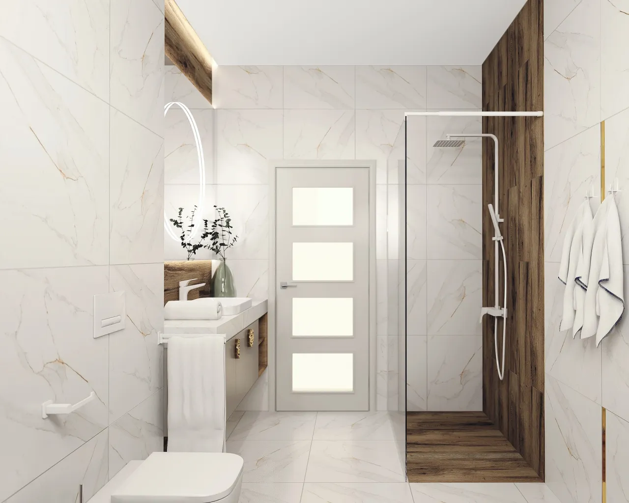 por&oacute;wnanie płytek glazura gres w łazience