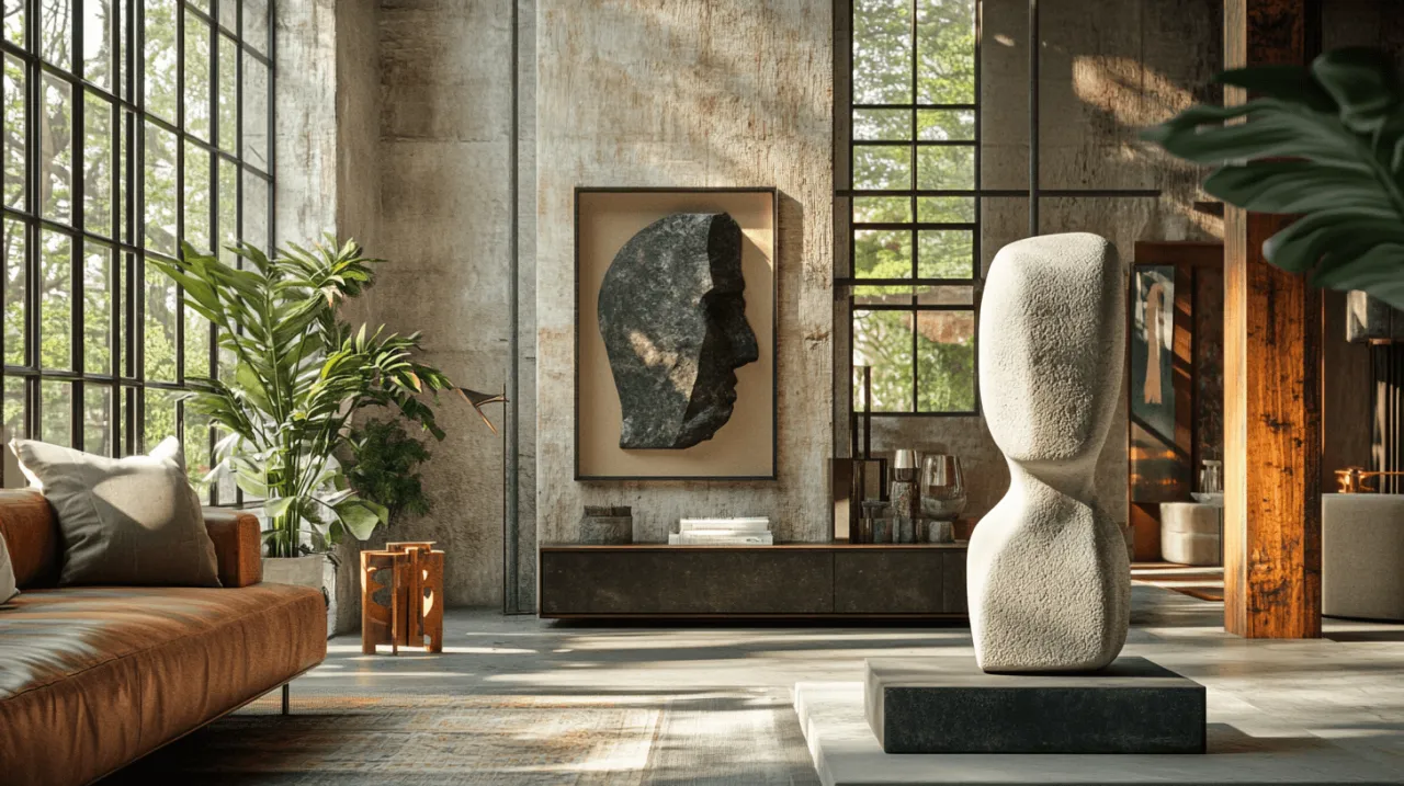 Gro&szlig;e Skulpturen f&uuml;r Wohnzimmer verschiedene Stile