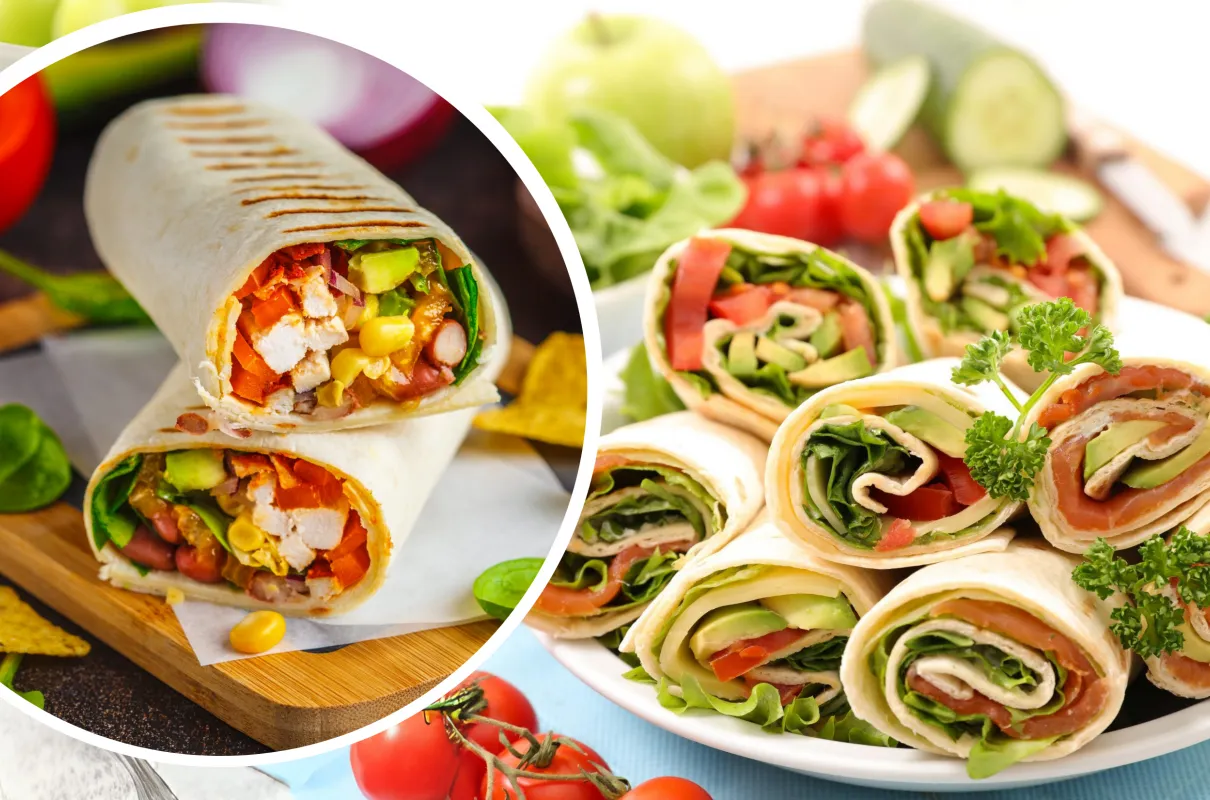 szybkie składniki do sałatek i wrap&oacute;w