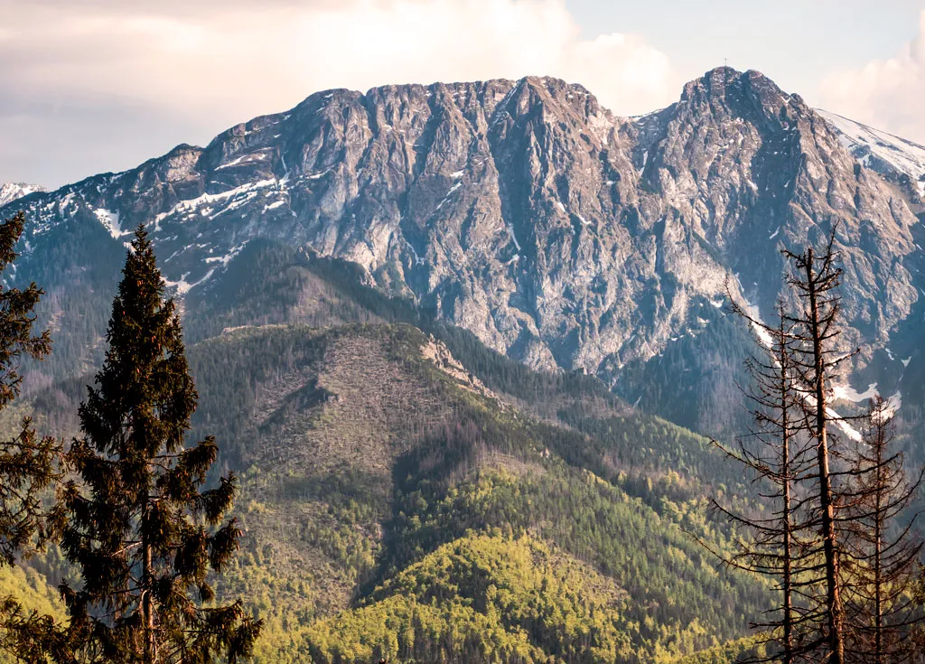 Zakopane panorama Tatry jesień