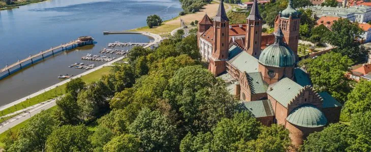 Wzg&oacute;rze Tumskie Płock panorama