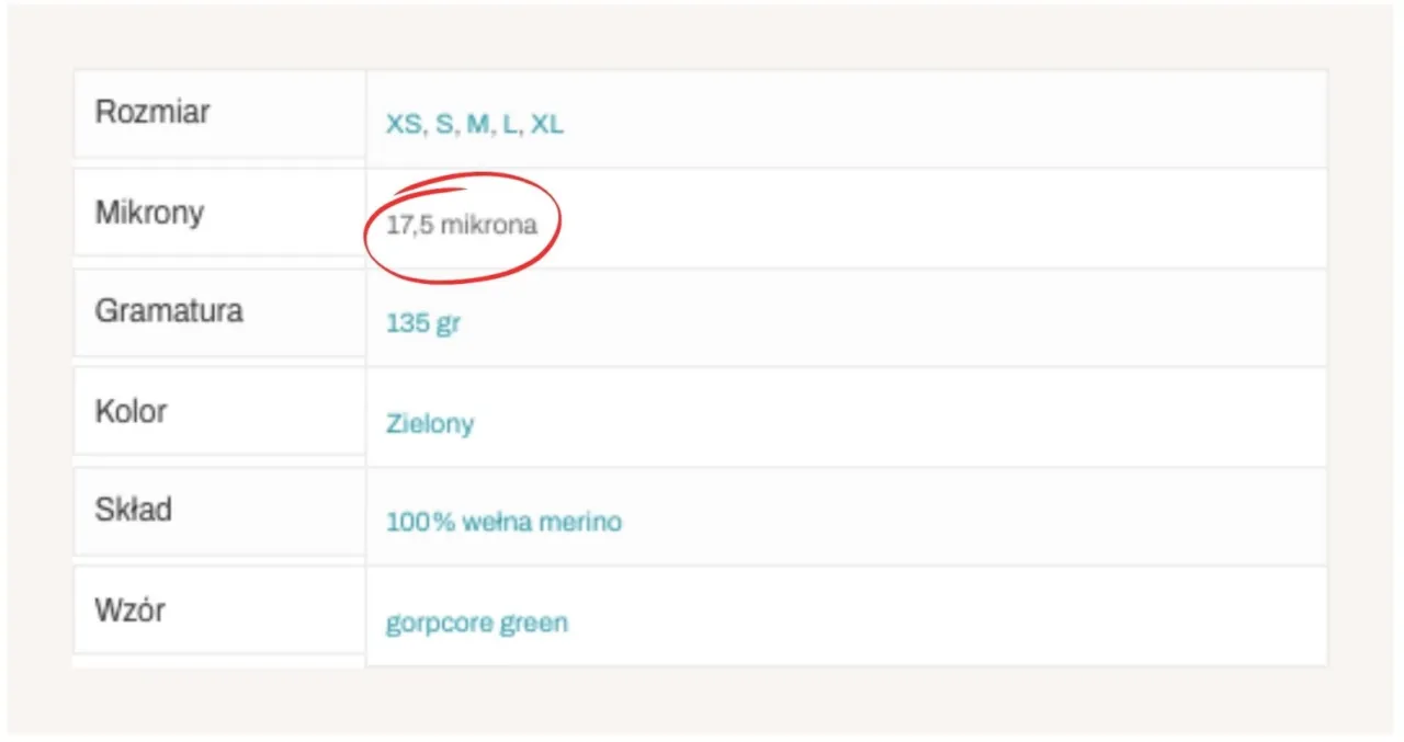 mikrony wełna merino por&oacute;wnanie