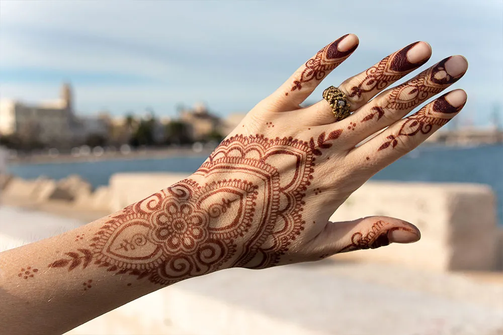 składniki do henny mehendi