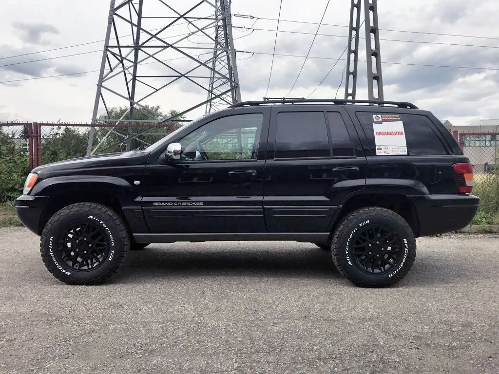 Jeep Grand Cherokee WJ lift 2 cale opony 31 cali