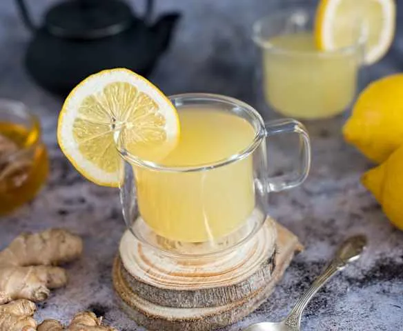 napar z imbiru i cytryny