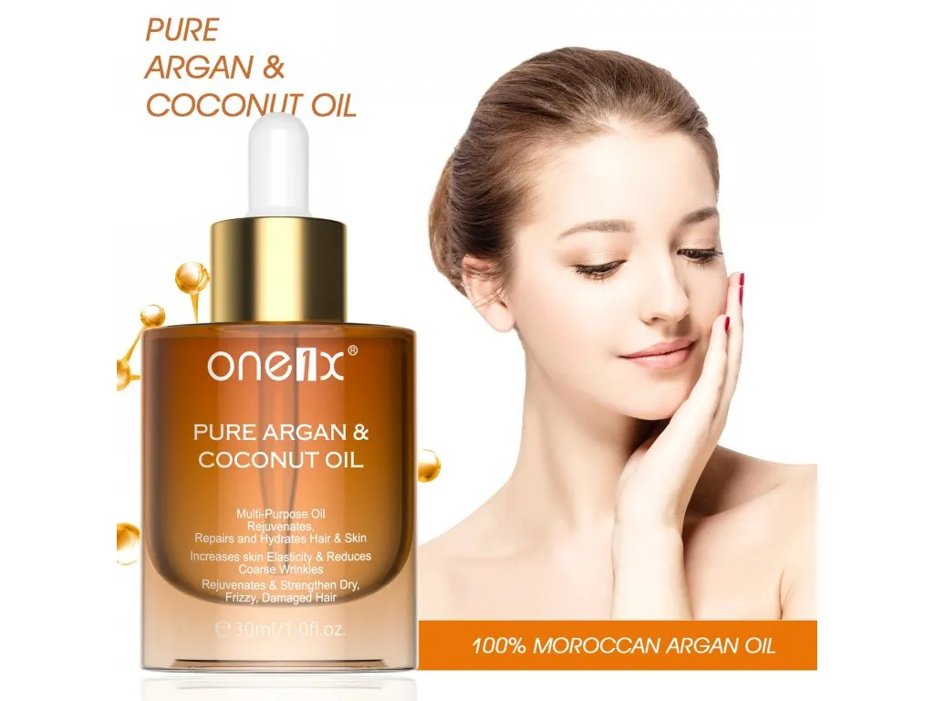 olejek arganowy i kokosowy na włosy