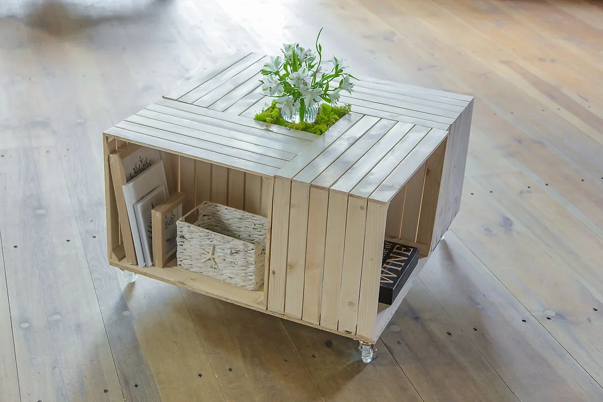 różne stoliki kawowe diy inspiracje