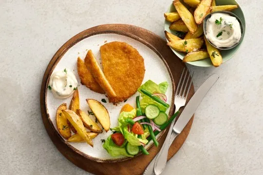 Dania mięsne z frytkami