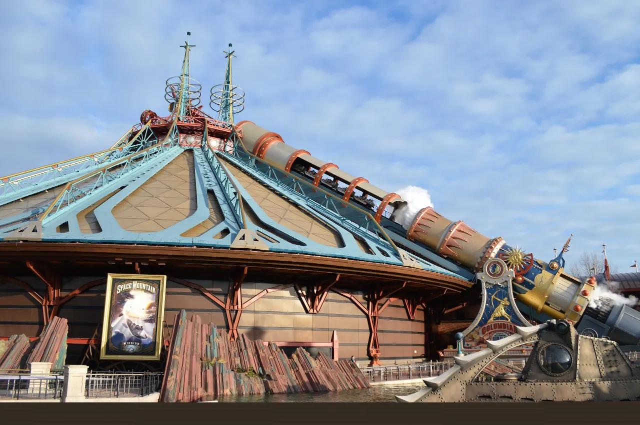 Star Wars Hyperspace Mountain rollercoaster Disneyland Paris