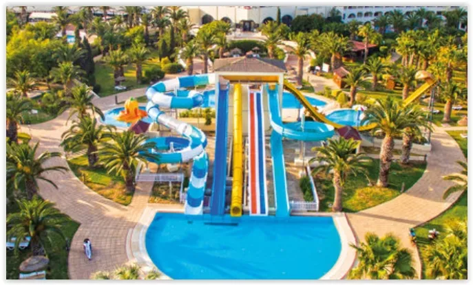R&oacute;żne typy hoteli w Tunezji zdjęcia aquapark hotel 18+ luksusowy resort