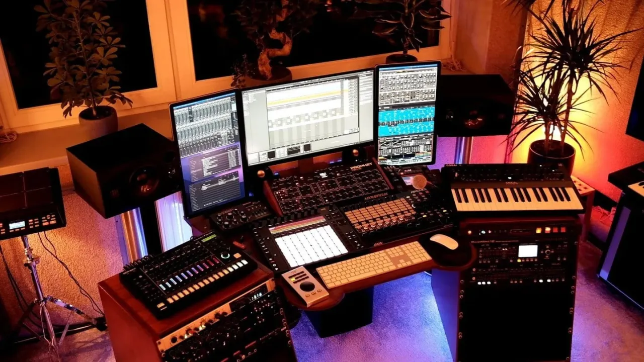 klasyczne instrumenty techno studio