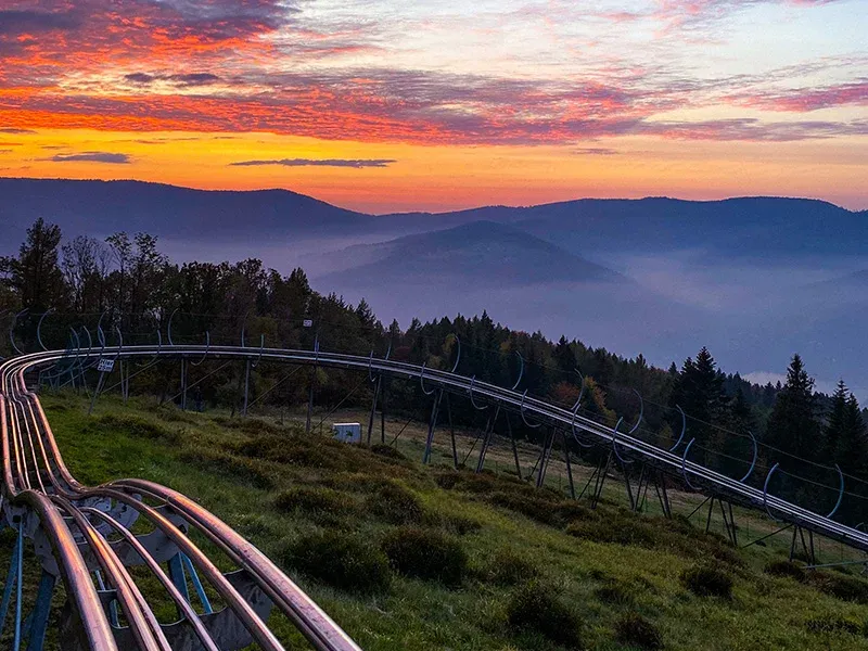 Góra Żar kolejka paralotnie