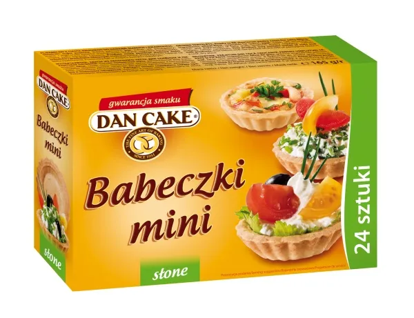 gotowe korpusy babeczek w opakowaniu