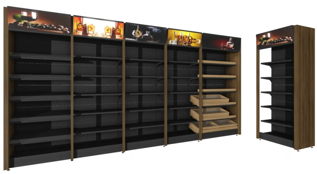 Regały na napoje w r&oacute;żnych stylach