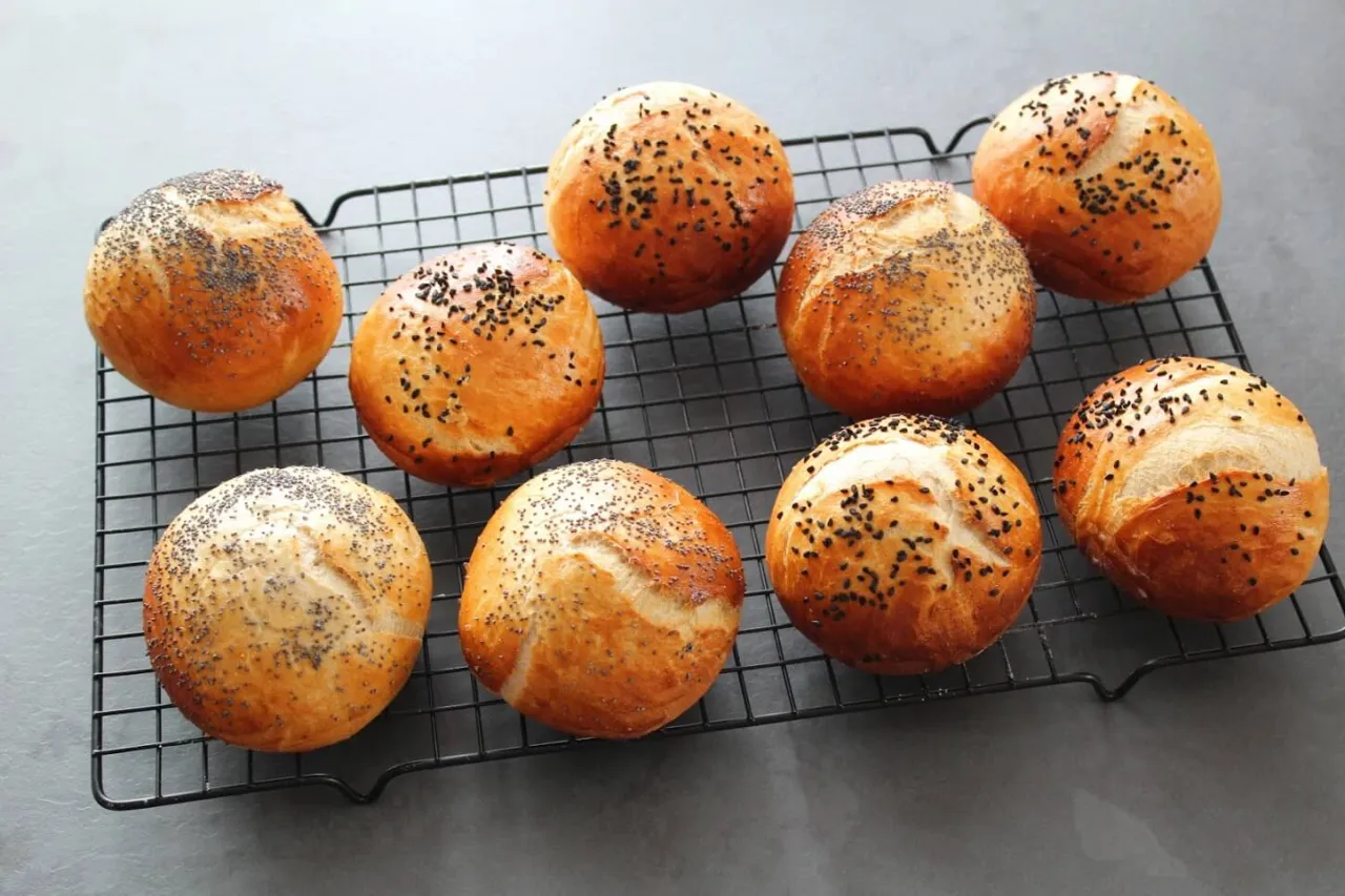 domowe zdrowe bułki na śniadanie