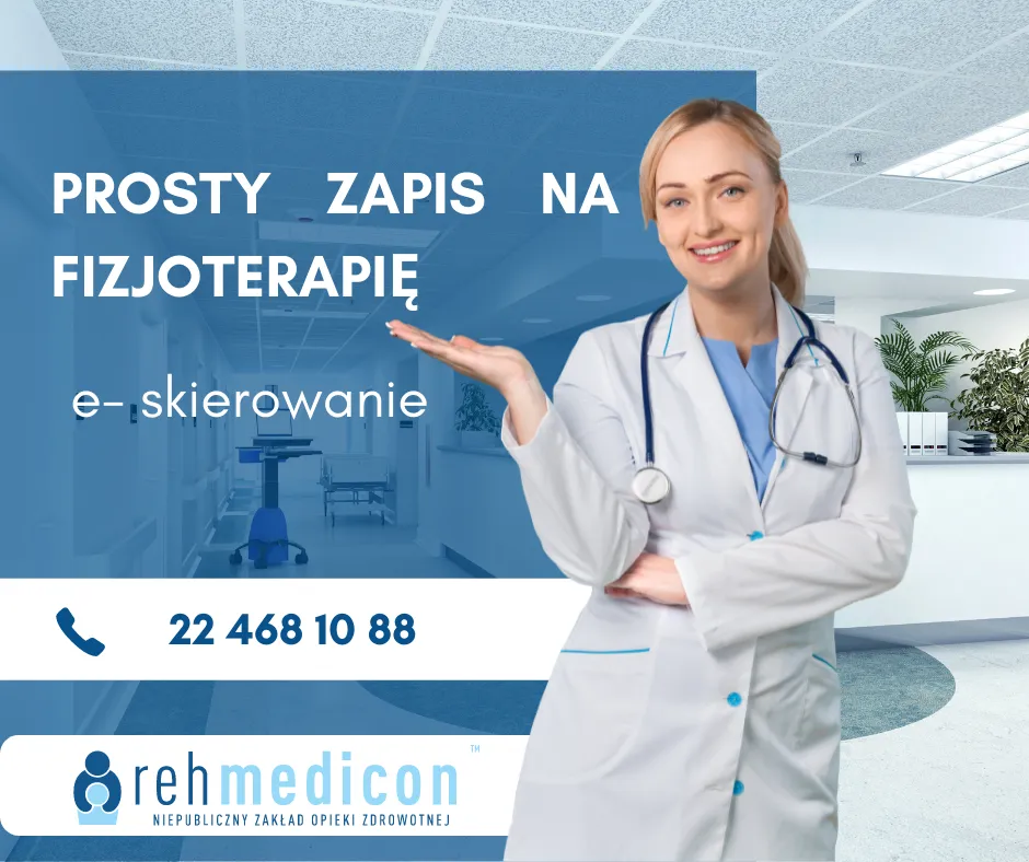 lekarz wystawia e-skierowanie fizjoterapia
