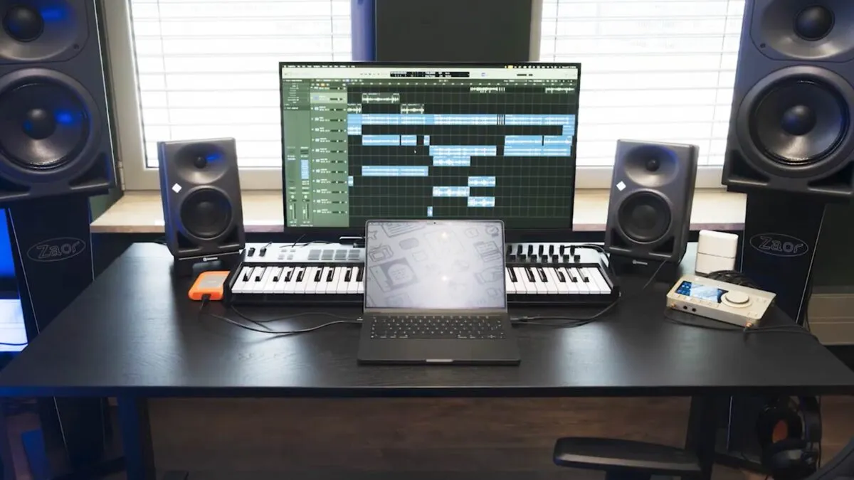 Podstawowe studio muzyki elektronicznej