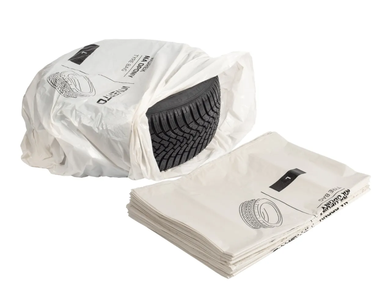 grubość folii worki na opony