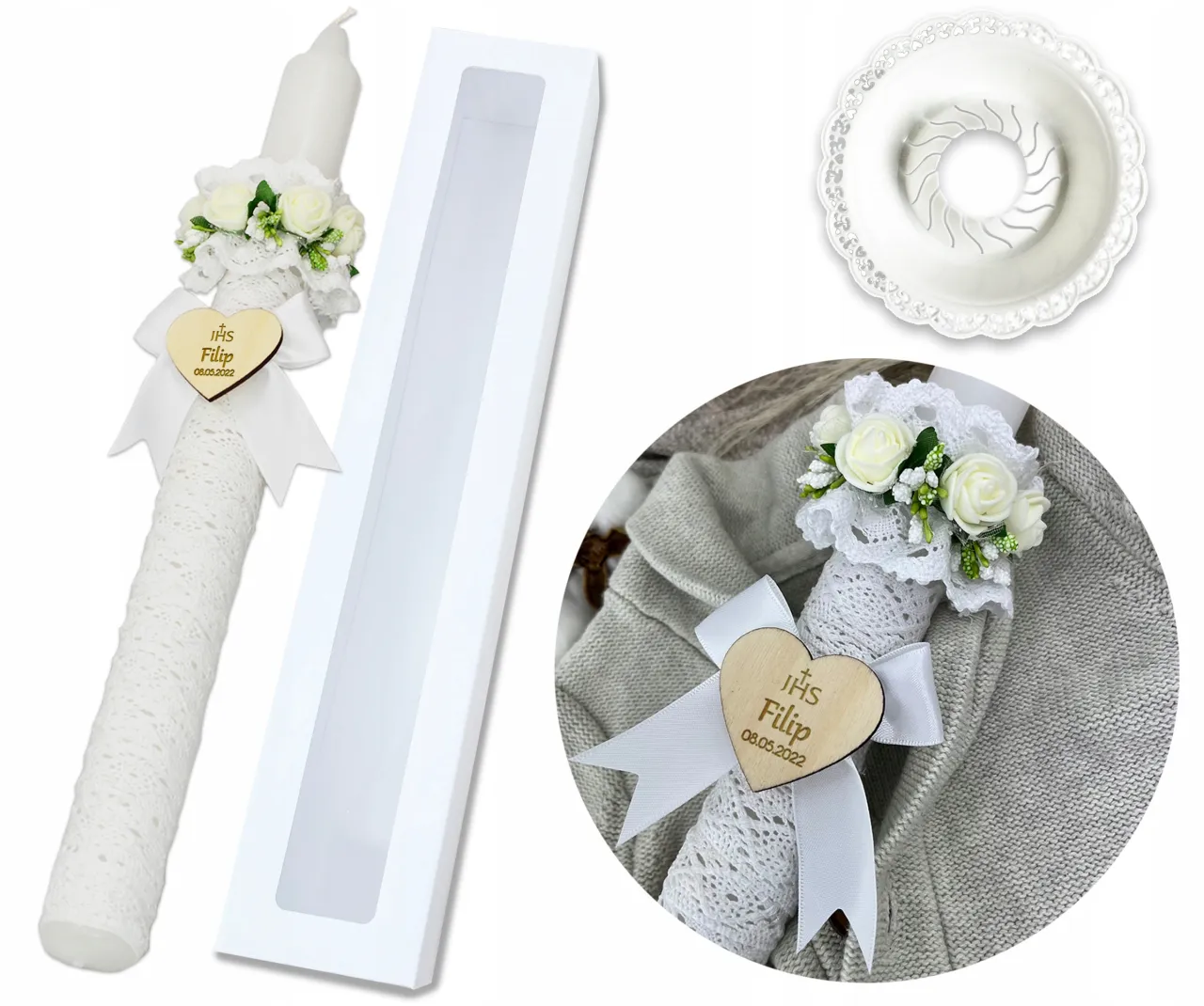 Świece komunijne dla chłopca i dziewczynki por&oacute;wnanie