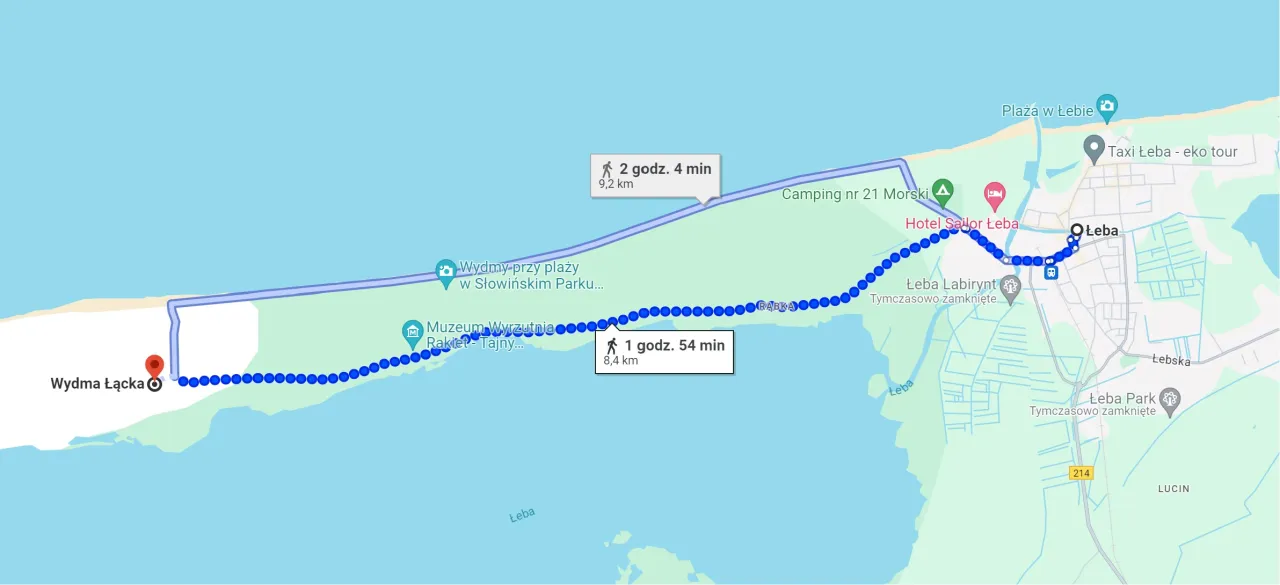 Malownicza trasa do Łeby