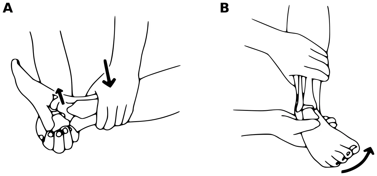 testy funkcjonalne po skręceniu kostki