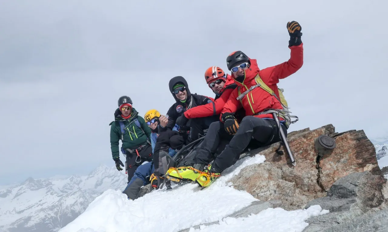 Alpinisten Dufourspitze