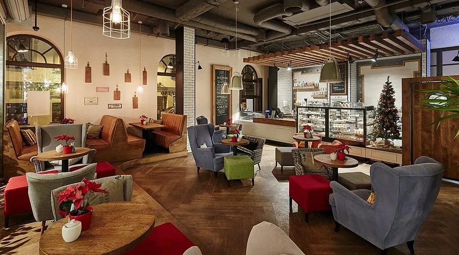 Klimatyczna kawiarnia Bochnia wnętrze